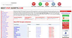 Desktop Screenshot of best-php-scripts.com